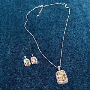 Pendant Necklace & Earrings Set